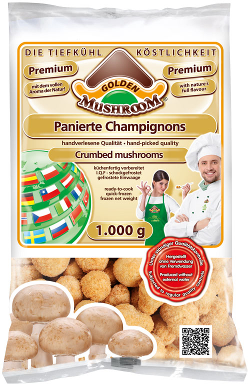 Panierte Champignons