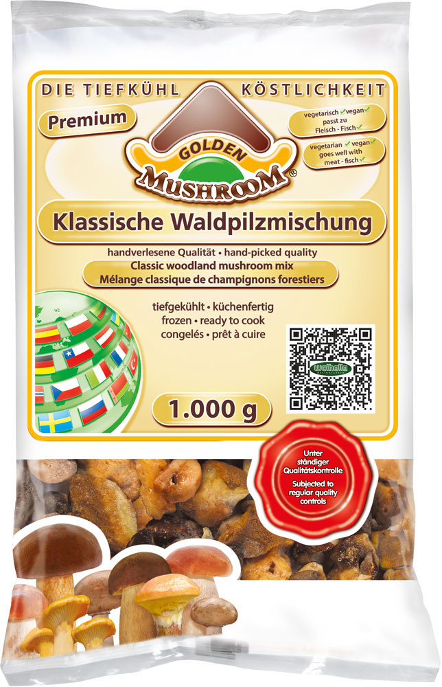 Klassische Waldpilzmischung